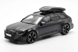 Audi RS6 C8 Avant Mythos Czarny z Carbonowym Dachem Edycja Azja GT Spirit 1:18