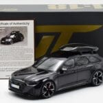 Audi RS6 C8 Avant Mythos Czarny z Carbonowym Dachem Edycja Azja GT Spirit 1:18