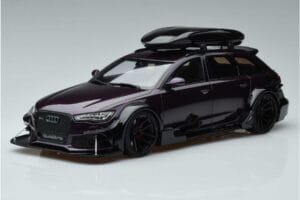 Audi RS6 C7 Avant z Body Kitem Fioletowy GT Spirit 1:18