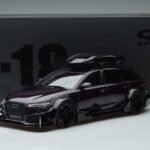 Audi RS6 C7 Avant z Body Kitem Fioletowy GT Spirit 1:18