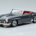 Mercedes 190 SL W121 Roadster Szary Norev 1:18