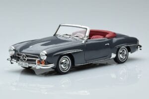 Mercedes 190 SL W121 Roadster Szary Norev 1:18