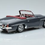 Mercedes 190 SL W121 Roadster Szary Norev 1:18