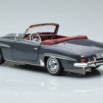 Mercedes 190 SL W121 Roadster Szary Norev 1:18