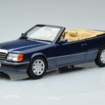 Mercedes 300 CE-24 A124 Kabriolet Nautical Blue Limitowana Edycja Norev 1:18