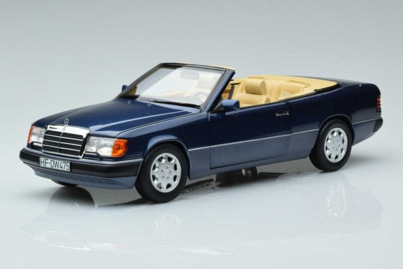Mercedes 300 CE-24 A124 Kabriolet Nautical Blue Limitowana Edycja Norev 1:18