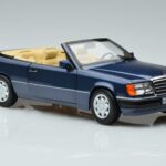 Mercedes 300 CE-24 A124 Kabriolet Nautical Blue Limitowana Edycja Norev 1:18