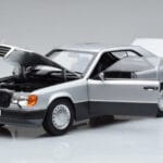 Mercedes 300 CE-24 C124 Coupe Srebrny Norev 1:18