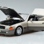 Mercedes 500 SL R129 Srebrny Dymny Norev 1:18