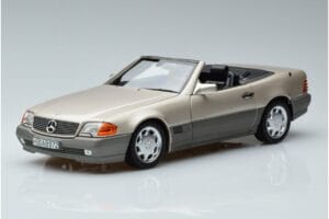 Mercedes 500 SL R129 Srebrny Dymny Norev 1:18