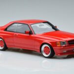 Mercedes 560 SEC W126 Widebody Czerwony Otto 1:18