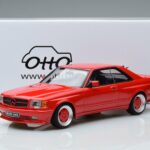 Mercedes 560 SEC W126 Widebody Czerwony Otto 1:18