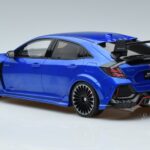 Honda Honda Civic FK8 Type R Hatchback Mugen Niebieski Otto 1:18 1:18 Żywica