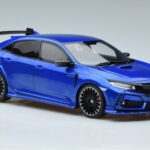 Honda Honda Civic FK8 Type R Hatchback Mugen Niebieski Otto 1:18 1:18 Żywica