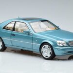 Mercedes Mercedes CL600 C140 Niebieski Metalik Norev 1:18 1:18 Metal