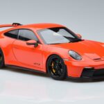 Porsche Porsche 911 992 GT3 Coupe Pomarańczowy Norev 1:18 1:18 Metal